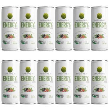 Imagem de Energético Orgânico Organique Zero Lata 269ml Kit 12un