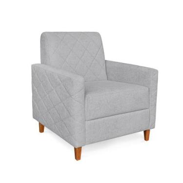Imagem de Poltrona Pérola Boucle - Lucadi Home, Boucle Cinza
