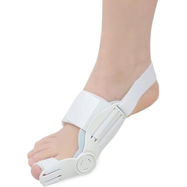 Imagem de Tala De Joanete (2pcs) - Corretor De Joanete - Manga Para Alívio Da Dor Do Joanete Em Forma De Hálux Valgo - Correção Não Cirúrgica - Alisador De Dedo Do Pé Em Martelo, White