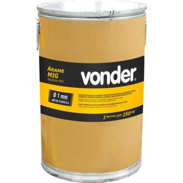Imagem de Arame MIG/MAG 1,0 mm barrica com 250 kg VONDER/TMX