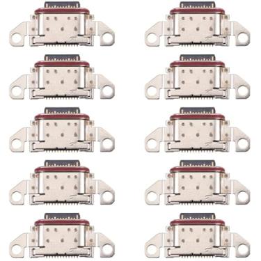 Imagem de YUNCHAO Acessórios telefônicos 10 PCS Conector de porta de carregamento para Velvet LG 5g / veludo 4g / veludo 5g UW LM-G900N, LM-G900EM, LM-G900, LM-G900TM, LMG910EMW, LM-G910EMW, LM-G900V, LM-G900V