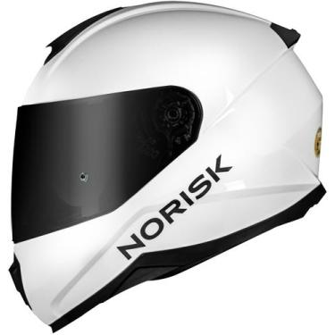 Imagem de Capacete Moto Norisk Razor Solid White, 60 L