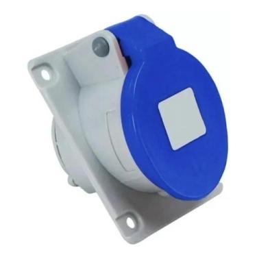 Imagem de Tomada De Embutir 3p+t 16a 200/250v Azul N4049 Steck, AZUL
