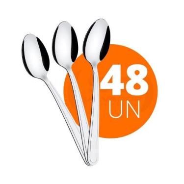 Imagem de Kit - 48 Colheres De Sopa Búzios Em Aço Inox Cibag - Tramontina 237630