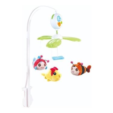 Imagem de Móbile Musical Eletrônico Giratório Peixinho Baby Style Bebê