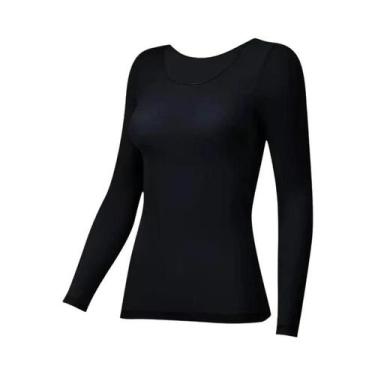 Imagem de Colete Térmico Feminino Plus Size - Regata Íntima para Inverno, Preto,