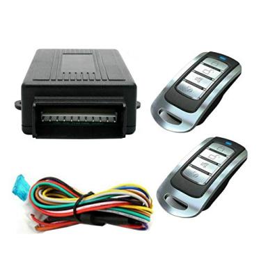 Imagem de MASO Kit central de controle remoto automático com trava universal para porta de carro + 2 conectores remotos de substituição para trava central de carro