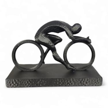 Imagem de Estátua Atlético Bike Bice Bicicleta Obra Presentes Ciclista (Preto)