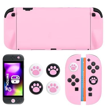 Imagem de DLseego Capa protetora macia para Nintendo Switch 2 (2025), capa fina de TPU para Joy Con, protetores de controle JoyCon destacáveis - capa de console à prova de choque e resistente a arranhões, 4