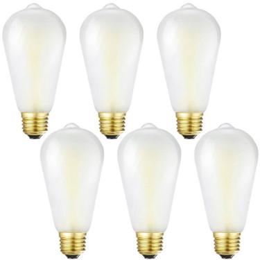 Imagem de Lâmpadas LED Edison HOMOSUM Dimmable e26 Frosted 4W (pacote com 6)