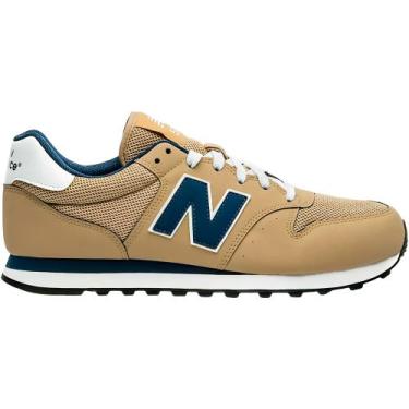 Imagem de Tenis masculino new balance 500 v2, Marrom, Azul, 41