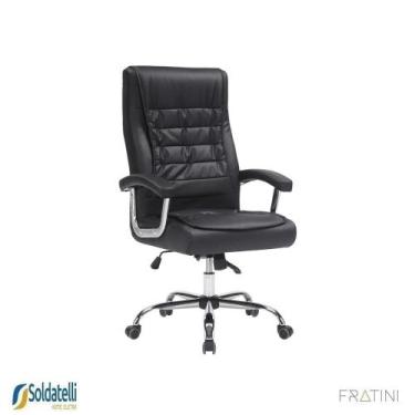 Imagem de Cadeira Office California Base Simples PU Várias Cores - Fratini, Pret