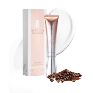 Imagem de TJE Creme Para Os Olhos Para Inchaço E Bolsas Sob Os Olhos, Creme Para Os Olhos Com Cafeína Para Rugas, Tratamento Para Olheiras, Creme Para Os Olhos Firmador Com Rolo De Massagem Refrescante, 0,5 F