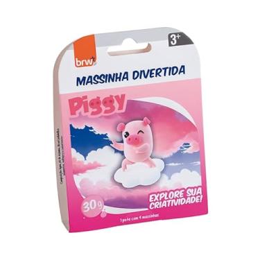 Imagem de BRW Massa de Modelar Divertida 4 Cores 30g Piggy