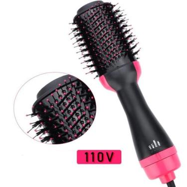 Imagem de Secador Escova Elétrico Seca Escova Modela Hot Air Brush - Correia Eco