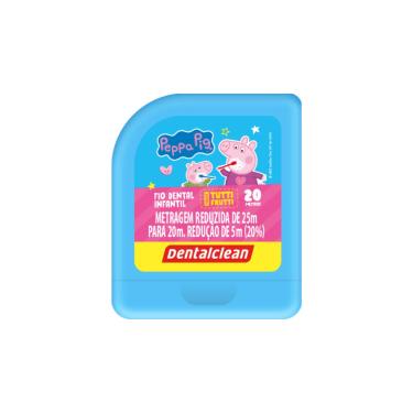 Imagem de FIO DENTAL INFANTIL PEPPA PIG TUTTI FRUTTI 20M - DENTALCLEAN COR:AZUL