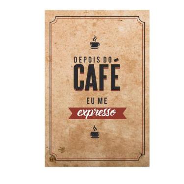 Imagem de Placas decorativas cafe expresso - 20x30 - MODA DO CHEF