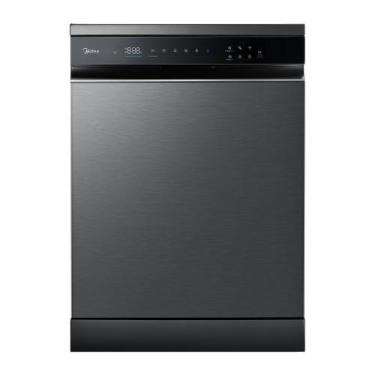 Imagem de Lava Louças 14 Serviços Black Inox SmartHome Midea, 220V