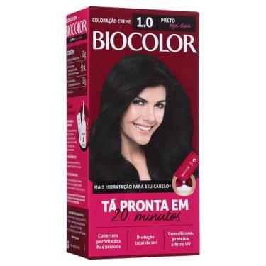 Imagem de Tintura de Cabelo Biocolor Preto Peça-Chave 1.0, ÚNICO, Preto