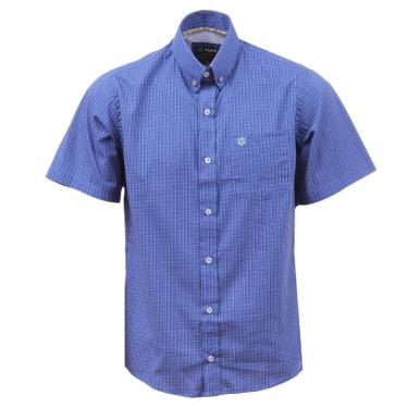 Imagem de Camisa Masculina Manga Curta Xadrez Azul Tuff 37616