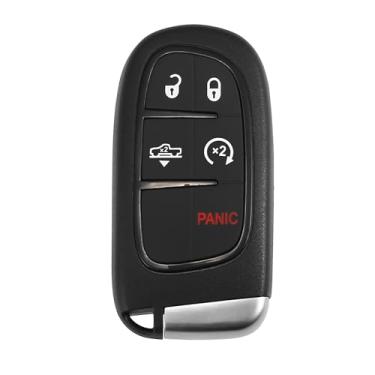 Imagem de X AUTOHAUX 433 MHz GQ4-54T Substituição Smart Proximit Keyless Entry Remote Key Fob Alarme para Dodge para Ram 1500 2500 3500 2013-2019 Caminhão Suspensão a Ar 2013-2018 5 Botões 46 Chip