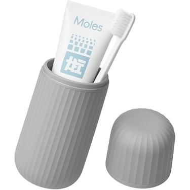 Imagem de Estojo Porta Escova e Pasta de Dentes Portátil para Viagem e Higiene Oral