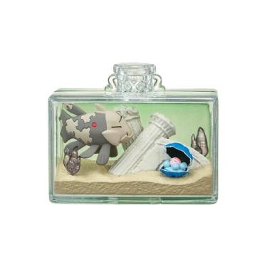 Imagem de Re-Ment Pokemon Aqua Bottle Decorative Miniature Figure (Relicanth & Clamperl)