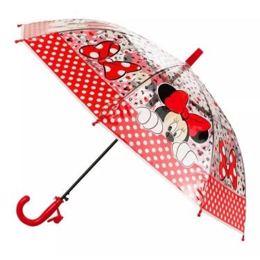 Imagem de Guarda Chuva Infantil Transparente Letras Minnie - Disney