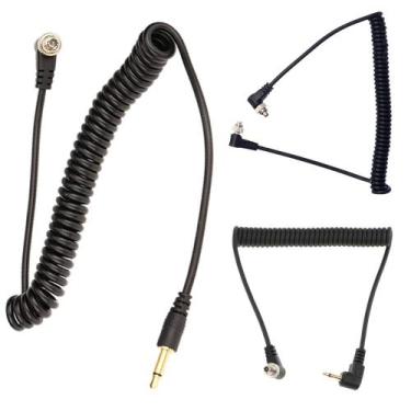 Imagem de Cabo Disparador Disparar Obturador Câmera Sincronismo Flash PC - Fotop