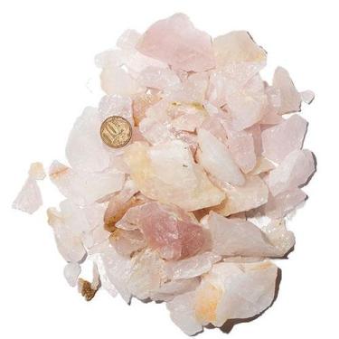 Imagem de Cascalho Bruto de Quartzo Rosa Natural - 1 Kg - Pedras Irregulares 10 