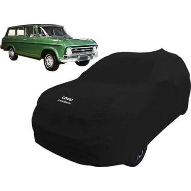 Imagem de Capa De Tecido Para Carro Chevrolet Veraneio 4.1 Custom - Mz, Preta