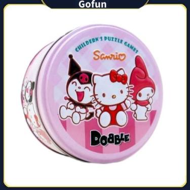 Imagem de Jogo de cartas Hello Kitty Sanrio Dobble 6+ para crianças de 2 a 8 jog