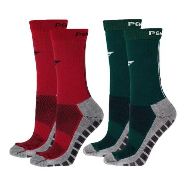 Imagem de Kit 2 Pares de Meias Penalty Grip Masculina