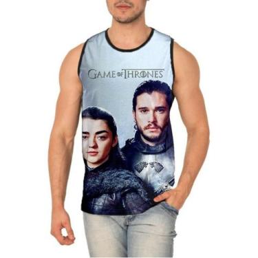 Imagem de Camiseta Regata Game Of Thrones Ref:199 - smoke, Preto, PP