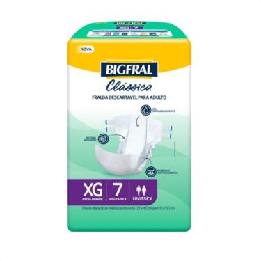 Imagem de Fralda Adulto Bigfral Clássica XG 7 Unidades