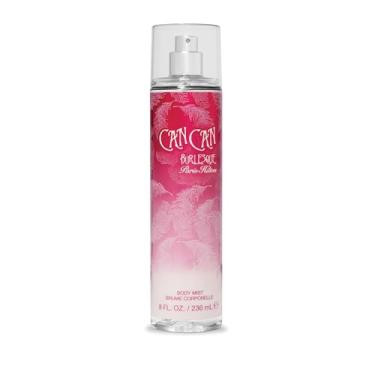 Imagem de Paris Hilton Fragrância de névoa corporal burlesca Can Can Can para mulheres | Brincalhão e sedutor | Aroma frutado e floral com notas de clementina, nectarina, cassis, framboesa e orquídea selvagem | 236 ml
