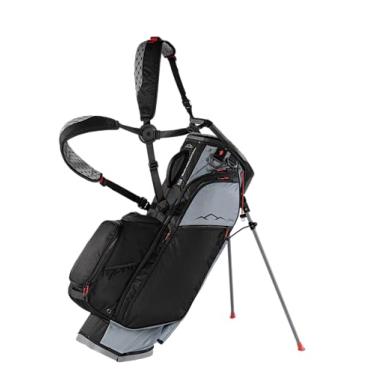 Imagem de Sun Mountain Bolsa de golfe masculina Eclipse 4.5 LS leve VLO Stand Top 14 vias - 11 bolsos, sistema de alça dupla X Fit, base de compressão compatível com carrinho elétrico e push, modelo 2026