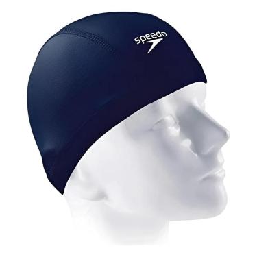 Imagem de Touca De Natação Speedo De Tecido Azul-Marinho