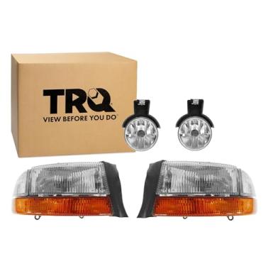 Imagem de TRQ Kit de iluminação lado do motorista e do passageiro CH2502122 CH2503122 CH2592104 CH2593104 Compatível com Dodge Dakota 1997-2000 Durango 1998-2000