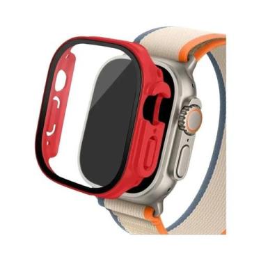 Imagem de Capa Para Apple Watch Ultra 2 De 49mm Com Protetor De Tela De Vidro Te