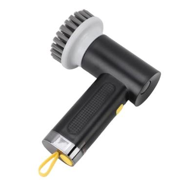 Imagem de Zerodis Escova de Limpeza Sem Fio Escova de Limpeza Elétrica Leve Cabeças Design Design Chuveiro Pincel Ipx7 à Prova água Limpador Elétrico para Pisos Ladrilhos Paredes Bancadas (Preto)