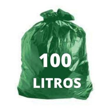 Imagem de Sacos P/ Lixo Reciclável 100l Melhor Custo Beneficio 20un. Cor Verde -
