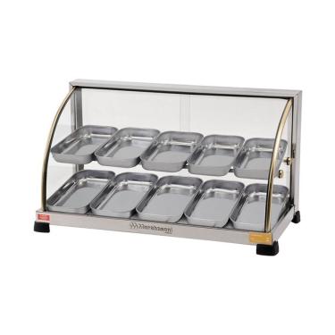 Imagem de Estufa Ouro Vidro Curvo 5+5 Bandejas Dupla Marchesoni - 2211 - 127v