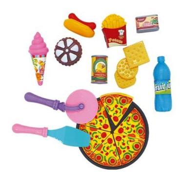 Imagem de Pizzaria Completa Brinquedo Educativo Cozinha Infantil Crec - EINSTOK
