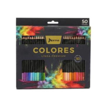 Imagem de Lápis de Cor Norma Premium 50 Cores