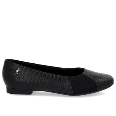 Imagem de Sapatilha Usaflex Couro AG40027, Preto, 38