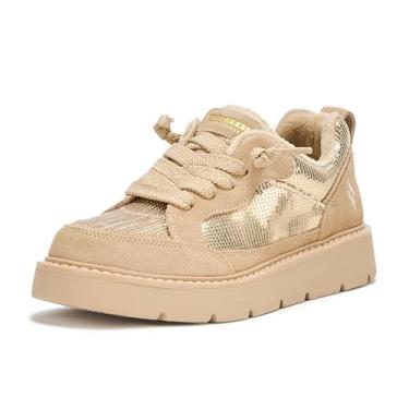 Imagem de Skechers Tênis feminino Keepsakes Cozy-Street Hiker Glam, Dourado, 41