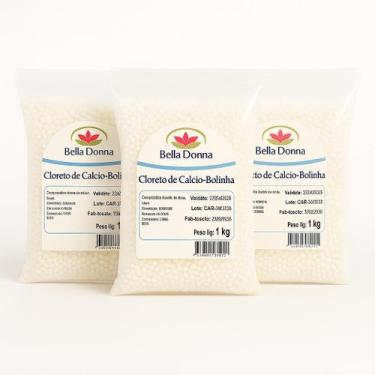 Imagem de Kit 3 Cloreto De Cálcio Bolinha 1 Kg Cada - Bella Donna