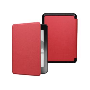 Imagem de Akacy Capa protetora de couro PU para Kindle Paperwhite 6.0 polegadas 11ª geração lançada em 2022/2024 (Modelo: C2V2L3/RS23CV) com função hibernar/despertar automática (14)