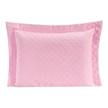 Imagem de Fronha Para Travesseiro Relevo Acolchoado 70x50 Matelassê Luxuoso (ROSA)